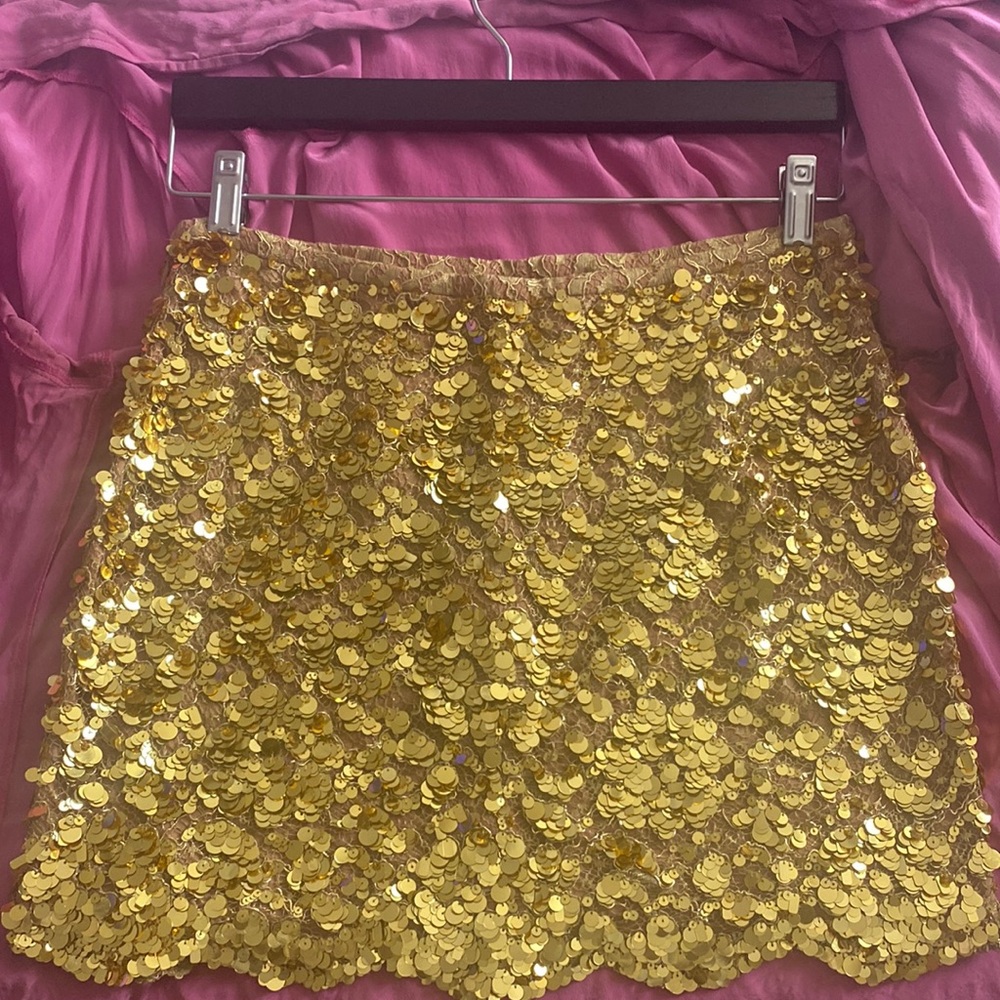Michael Kors sequin mini skirt
